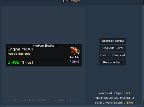 Workshop Interface